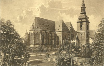 Die Marienkirche vor 1914
