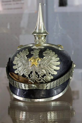 Preußischer Infanterie Helm (Pickelhaube), ca.1890 © Björn Leo, Büdingen